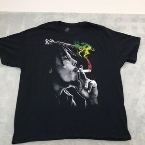 Zion Rootswear Bob Marley Tee Shirt Size L